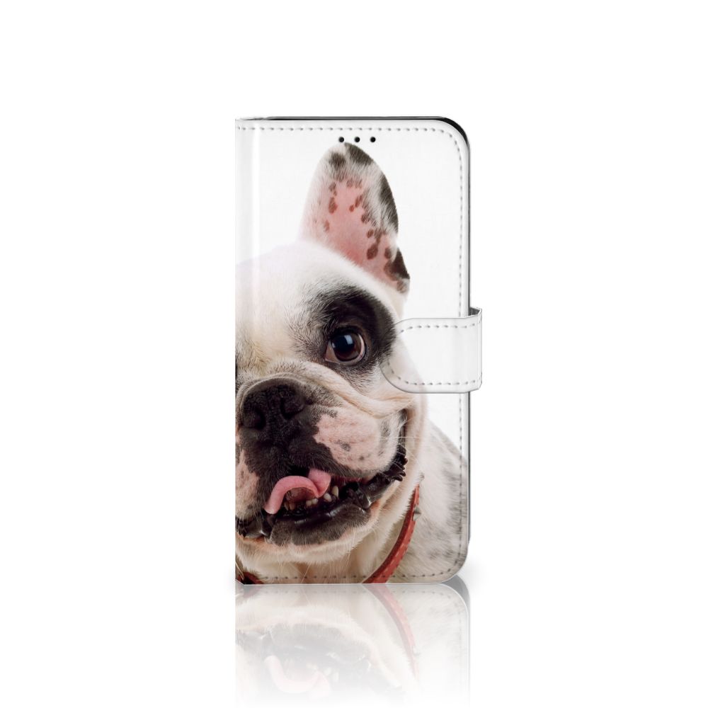 Samsung Galaxy A7 (2018) Telefoonhoesje met Pasjes Franse Bulldog