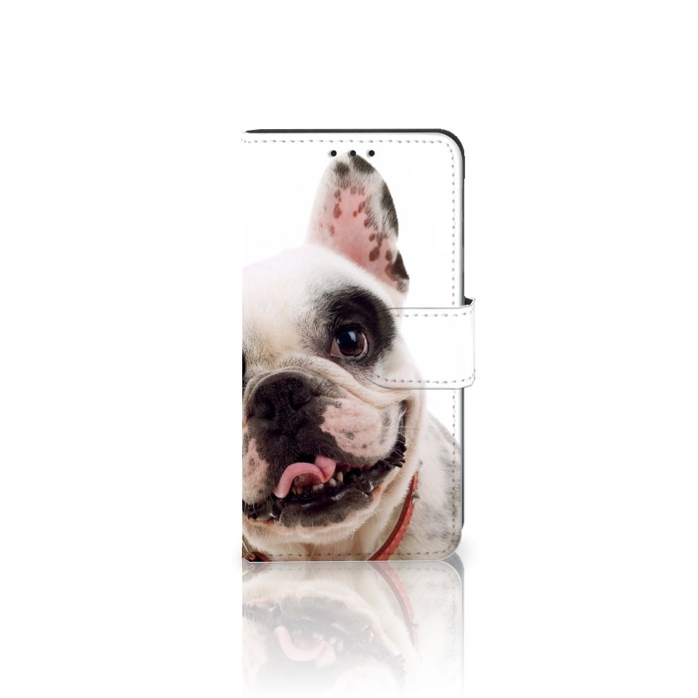 Samsung Galaxy A3 2017 Telefoonhoesje met Pasjes Franse Bulldog
