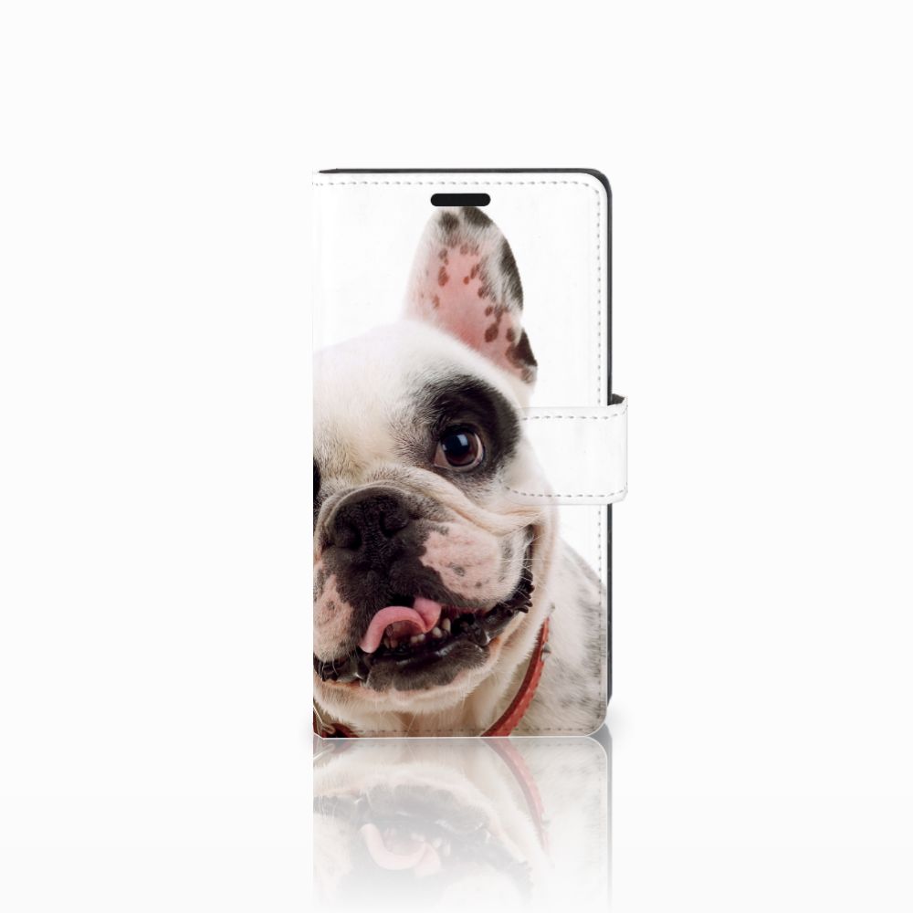 Sony Xperia XZ | Sony Xperia XZs Telefoonhoesje met Pasjes Franse Bulldog