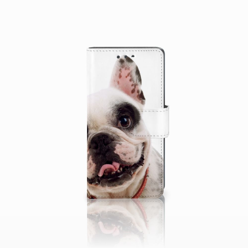 Sony Xperia X Compact Telefoonhoesje met Pasjes Franse Bulldog