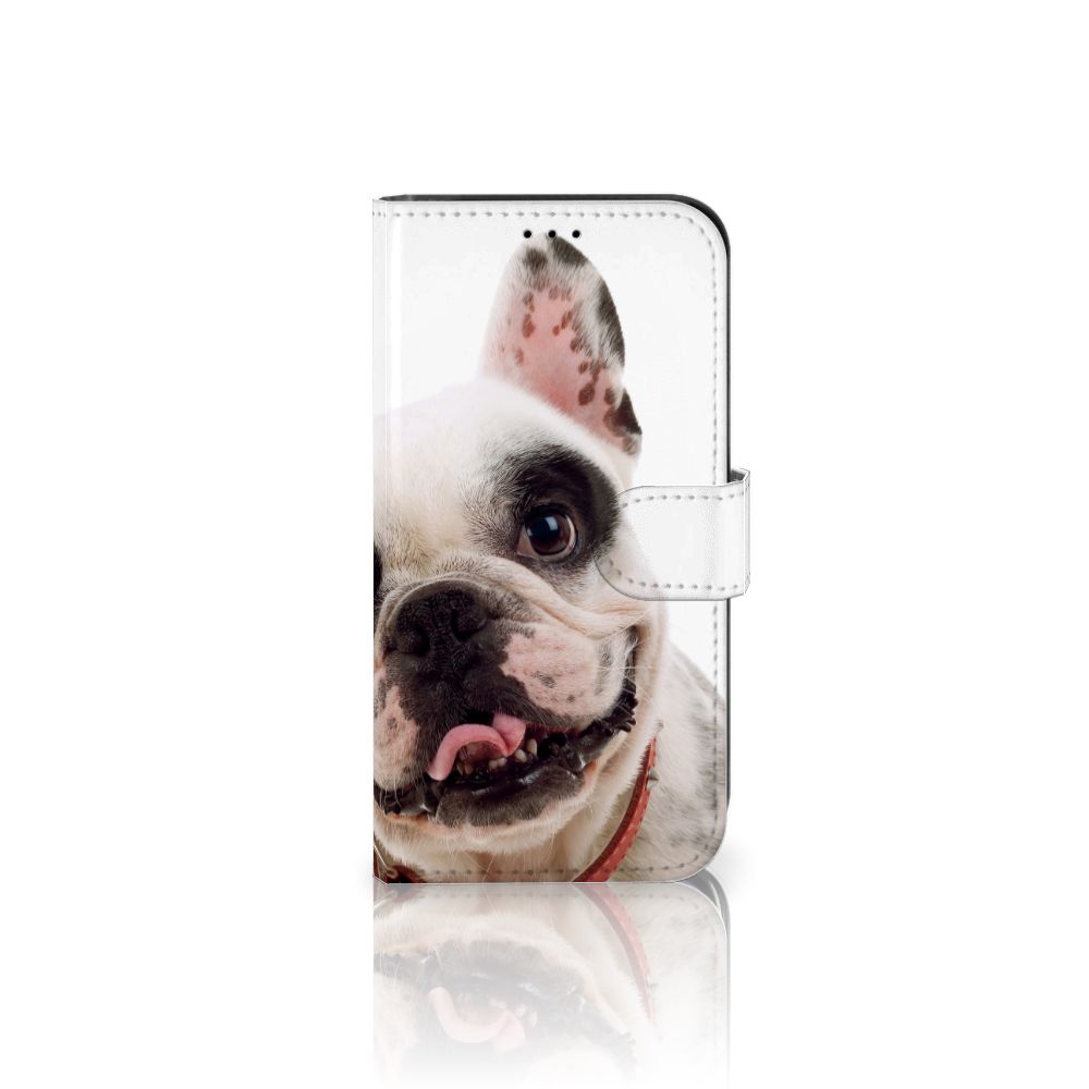 Apple iPhone 13 Telefoonhoesje met Pasjes Franse Bulldog