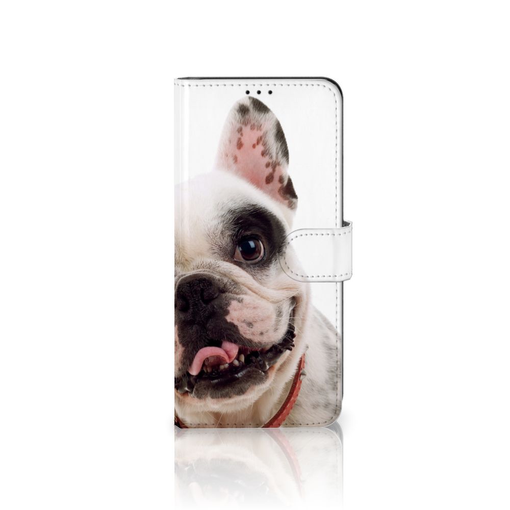 Samsung Galaxy S21 Ultra Telefoonhoesje met Pasjes Franse Bulldog