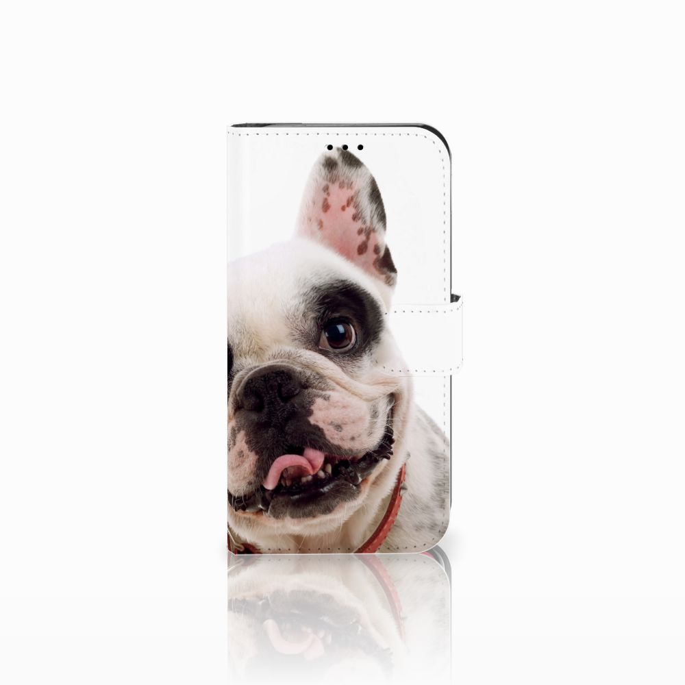 Apple iPhone Xr Telefoonhoesje met Pasjes Franse Bulldog