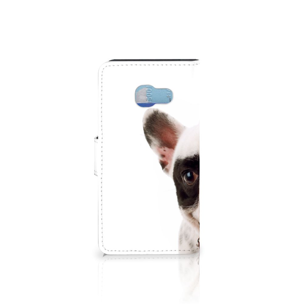 Samsung Galaxy A3 2017 Telefoonhoesje met Pasjes Franse Bulldog