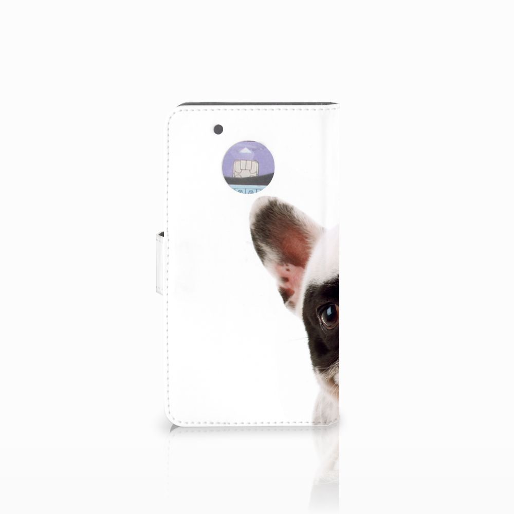 Motorola Moto G5 Telefoonhoesje met Pasjes Franse Bulldog
