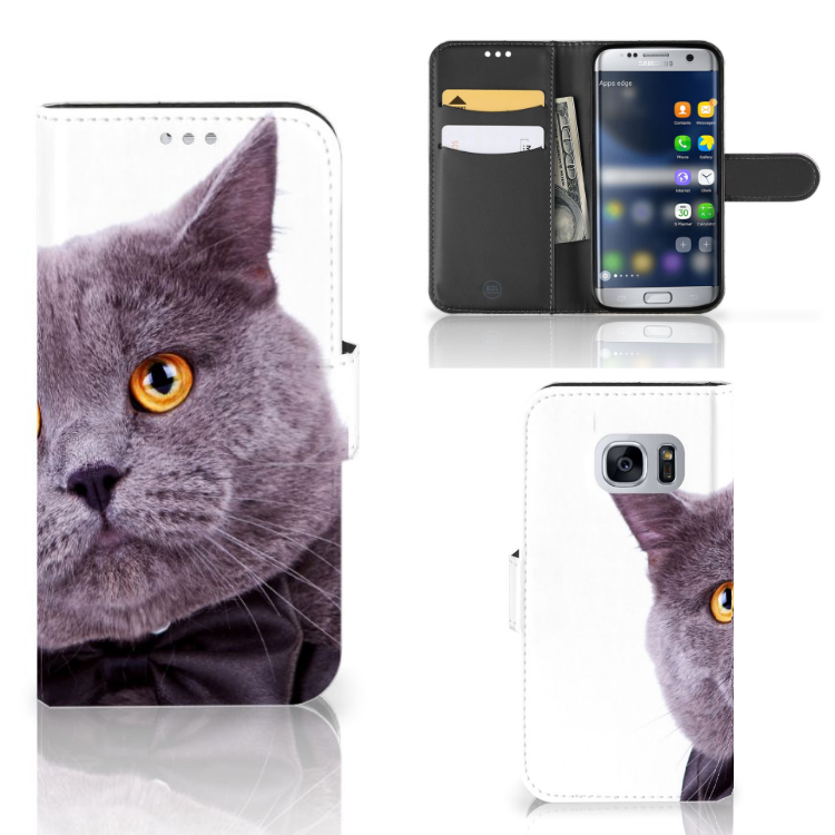 Samsung Galaxy S7 uniek ontwerpen hoesje Kat Strik