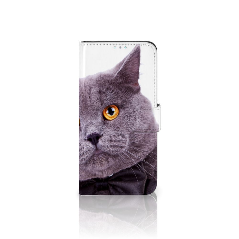 Samsung Galaxy A41 Telefoonhoesje met Pasjes Kat