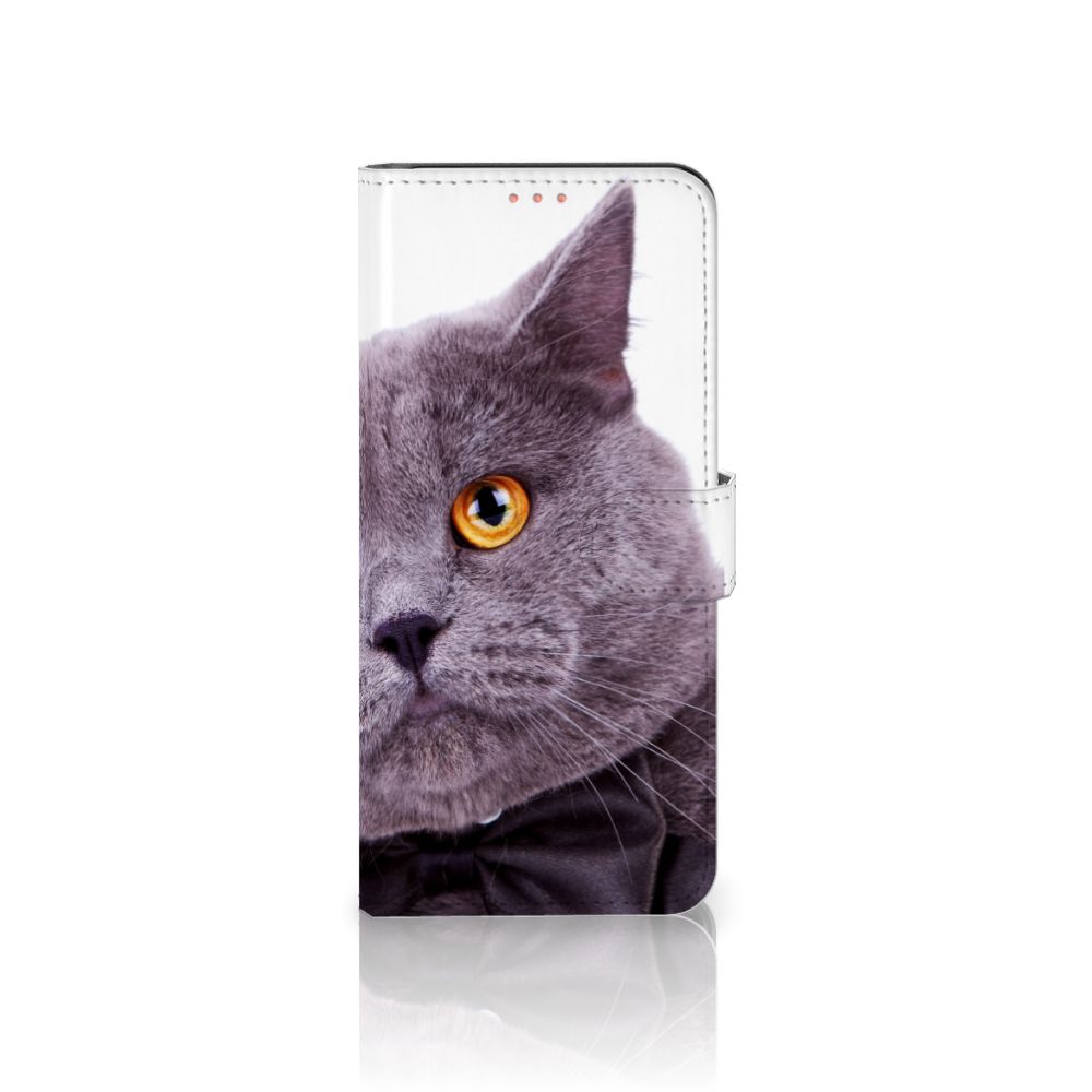 Samsung Galaxy A72 Telefoonhoesje met Pasjes Kat