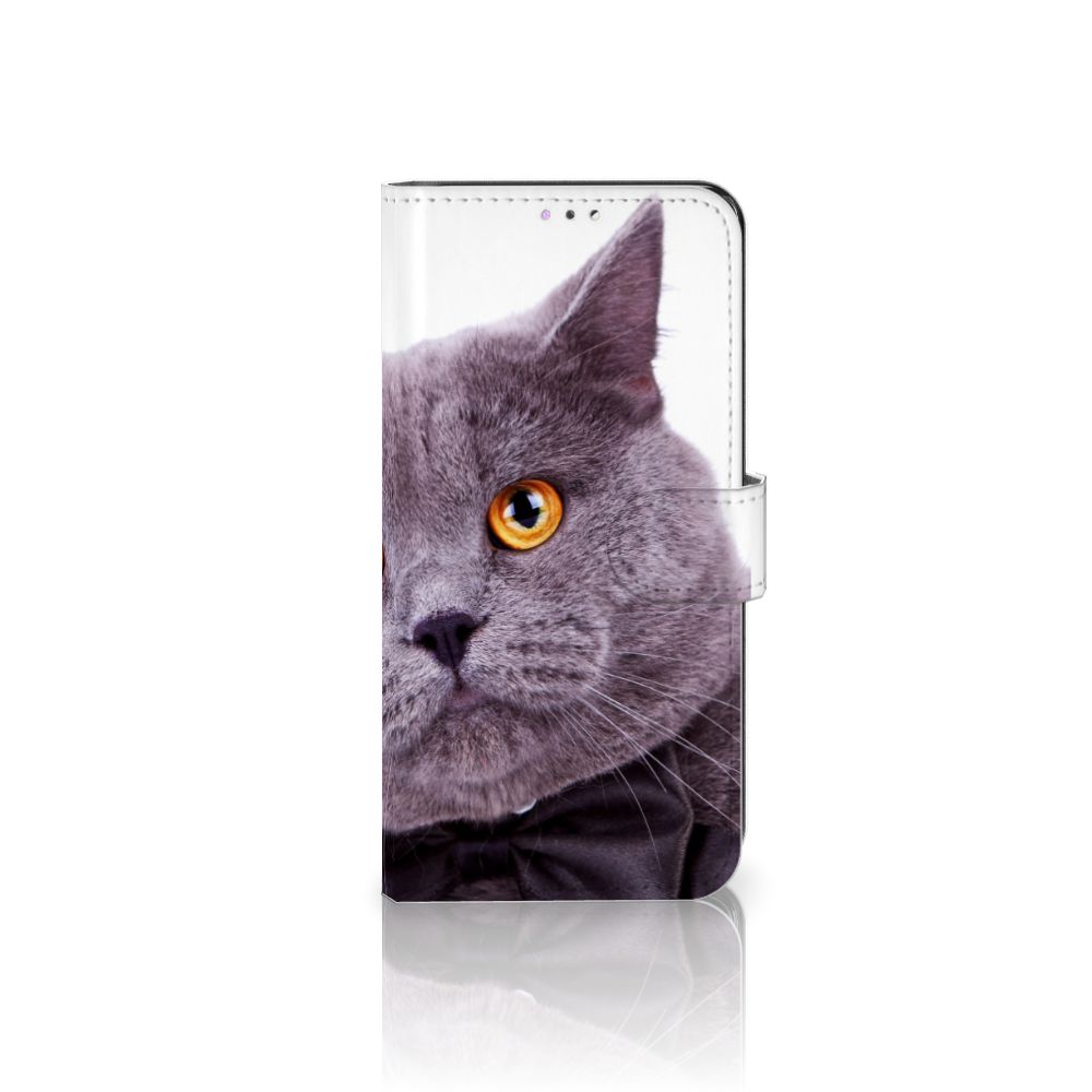 Samsung Galaxy A32 4G Telefoonhoesje met Pasjes Kat
