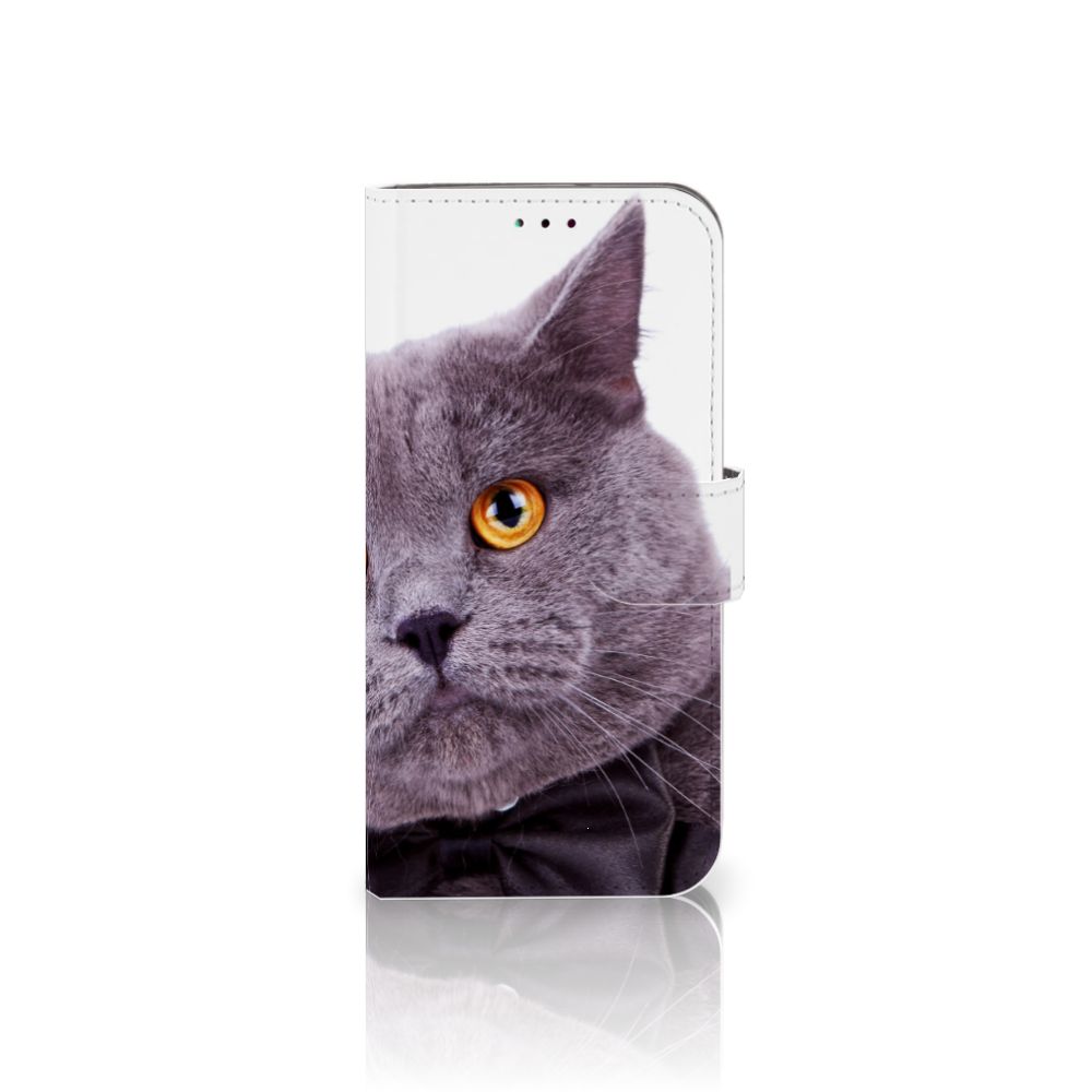 Samsung Galaxy A40 Telefoonhoesje met Pasjes Kat