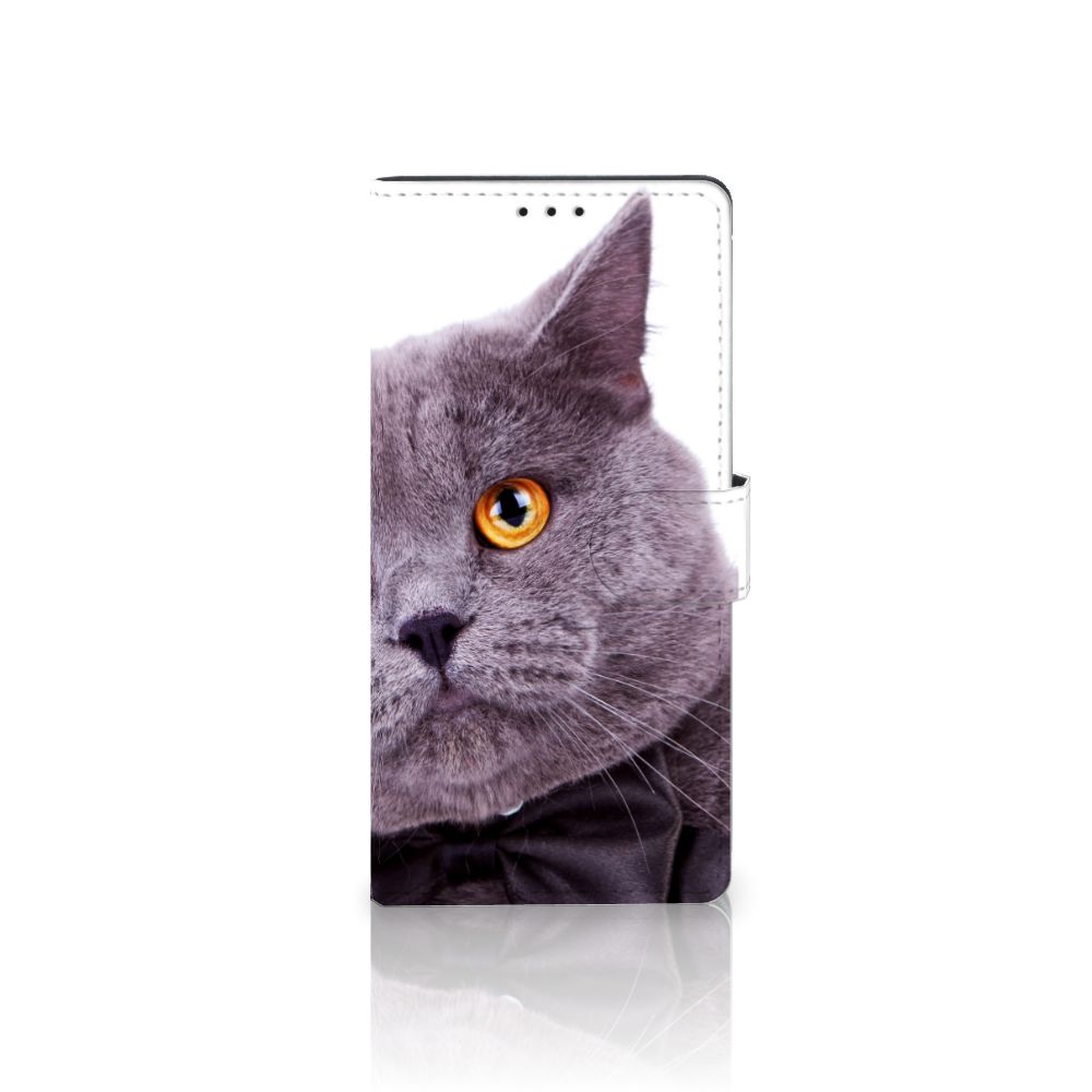 Samsung Galaxy A02s | M02s Telefoonhoesje met Pasjes Kat