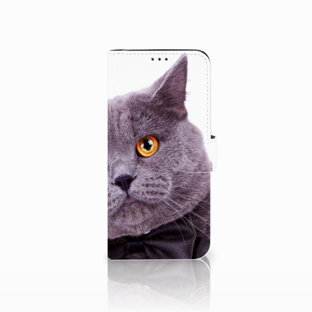 Samsung Galaxy A70 Telefoonhoesje met Pasjes Kat