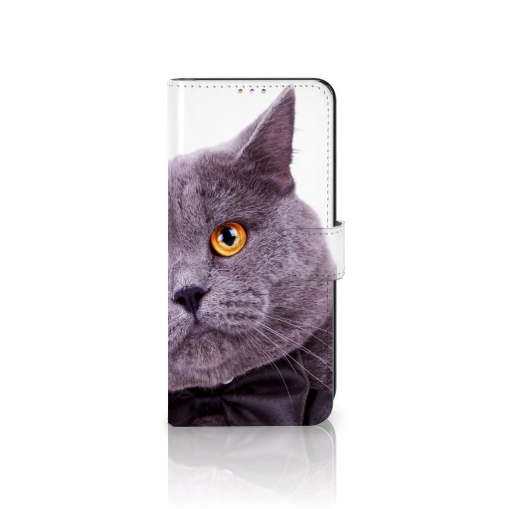Samsung Galaxy M11 | A11 Telefoonhoesje met Pasjes Kat