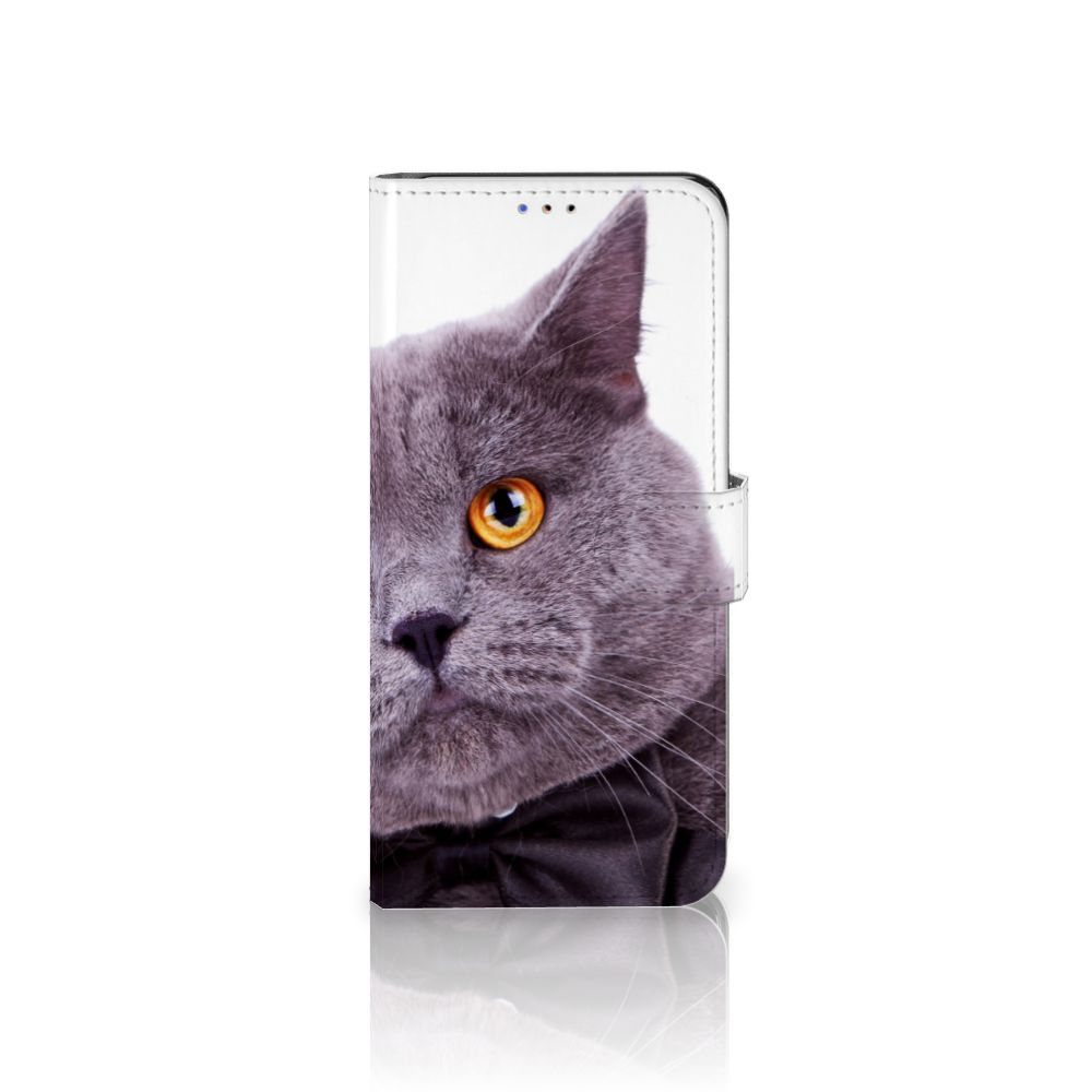Samsung Galaxy A20s Telefoonhoesje met Pasjes Kat