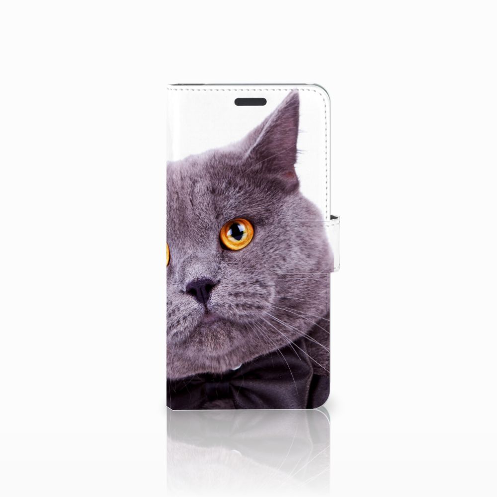 Samsung Galaxy S8 Plus Telefoonhoesje met Pasjes Kat