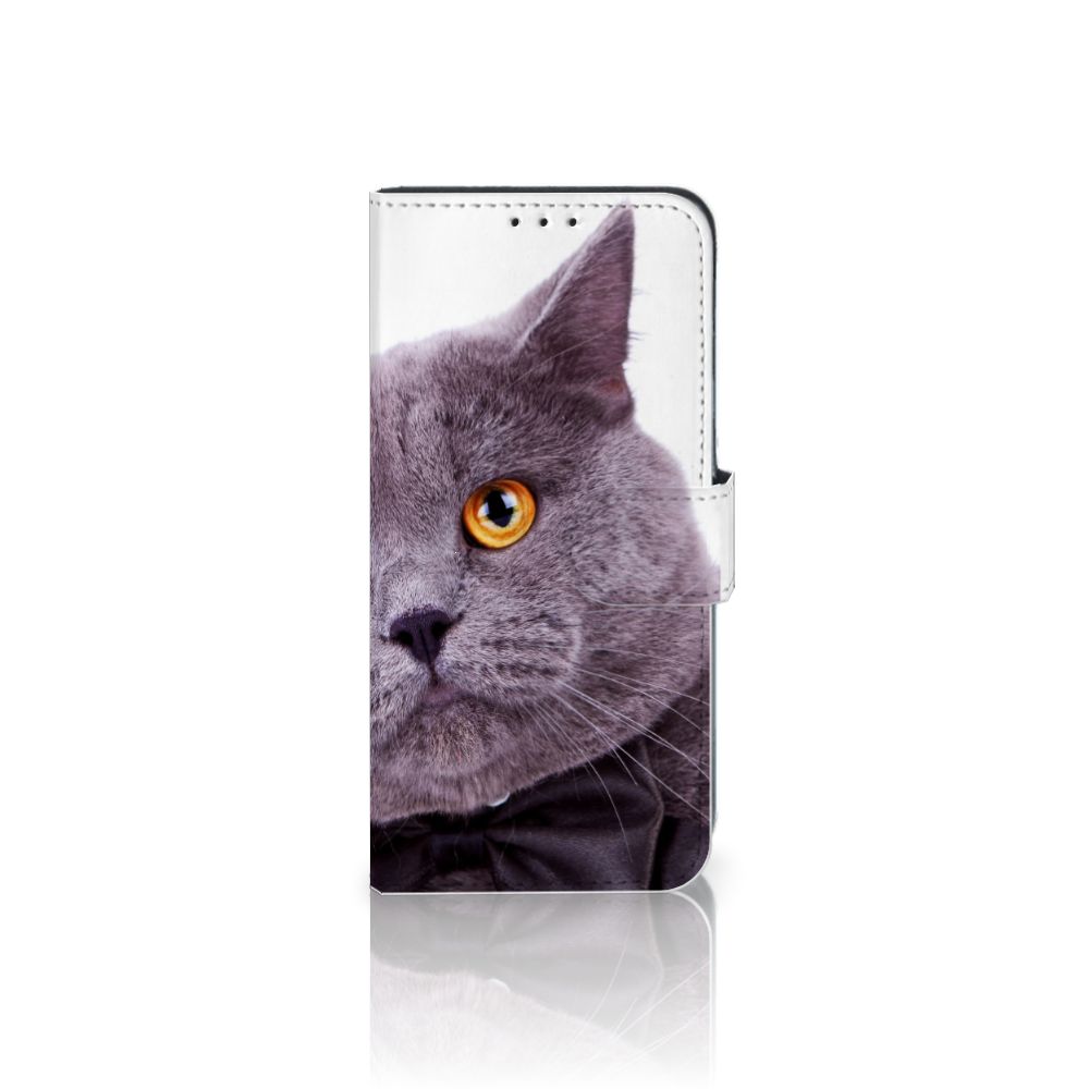 Samsung Galaxy M10 Telefoonhoesje met Pasjes Kat