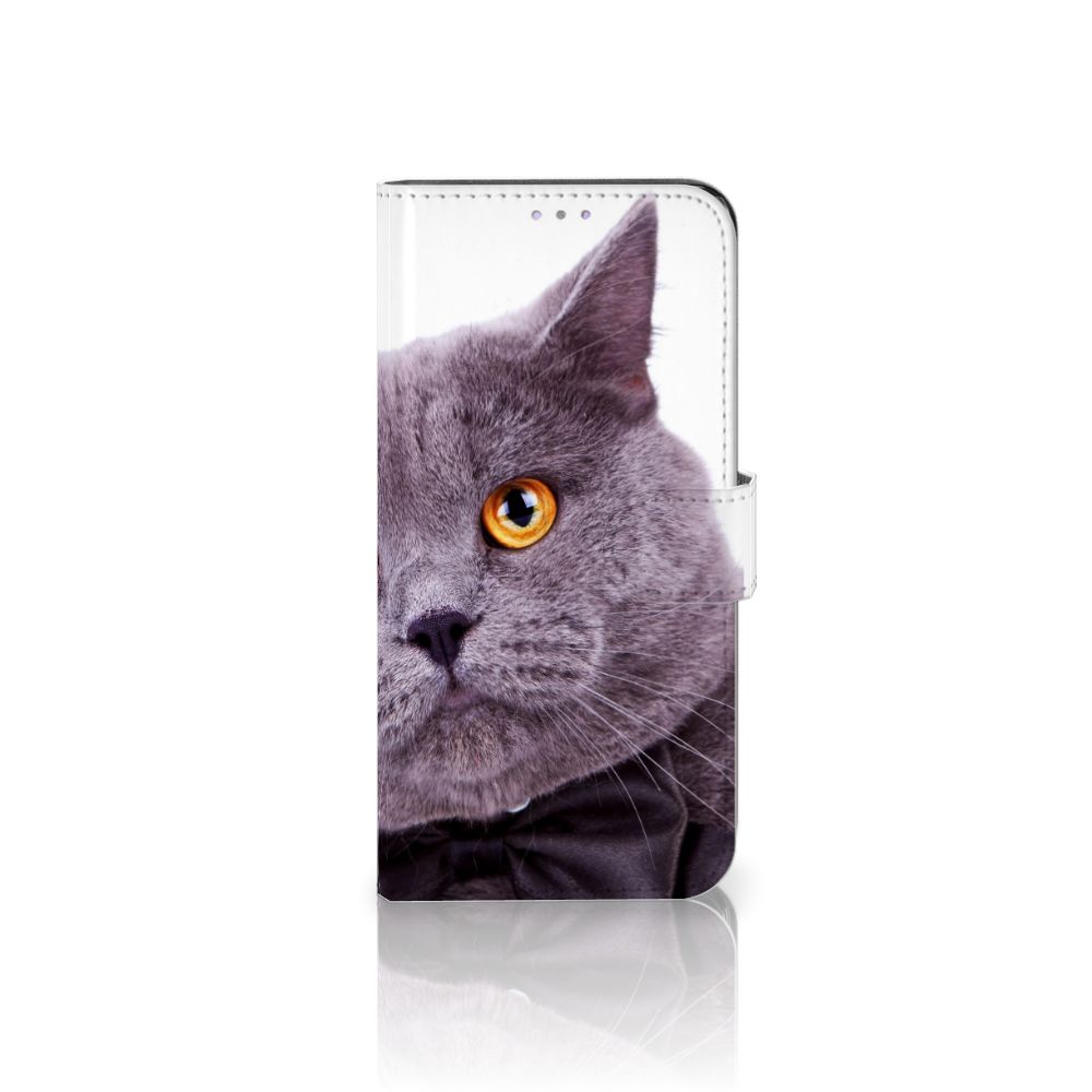 Samsung Galaxy A31 Telefoonhoesje met Pasjes Kat