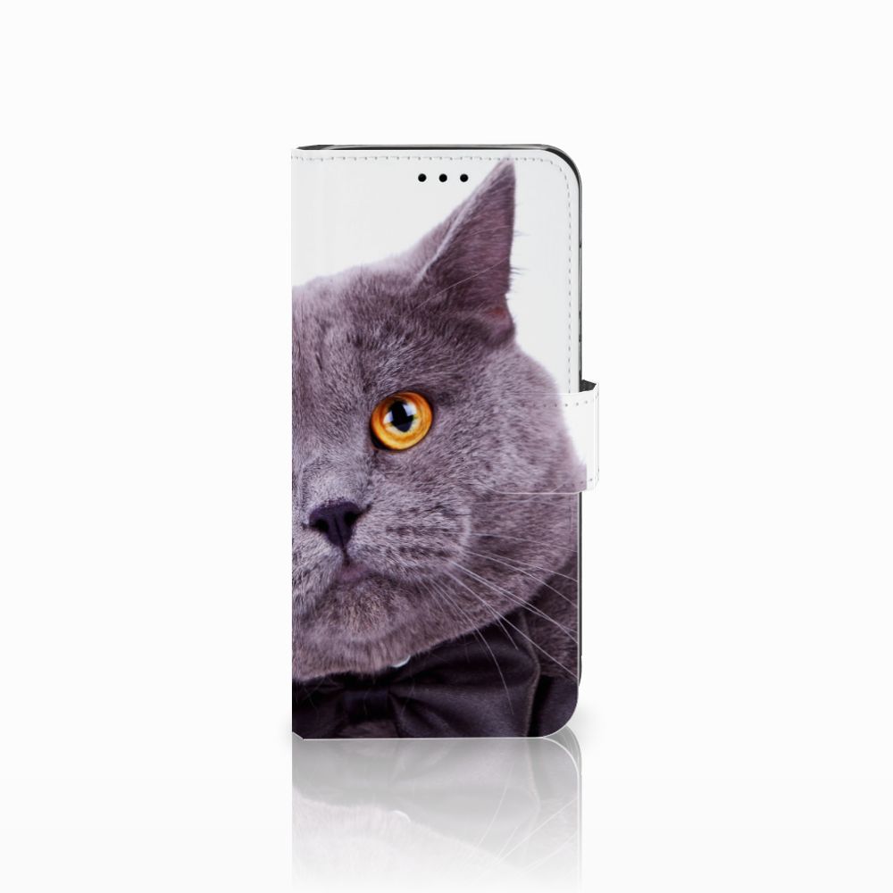 Huawei P20 Lite Telefoonhoesje met Pasjes Kat