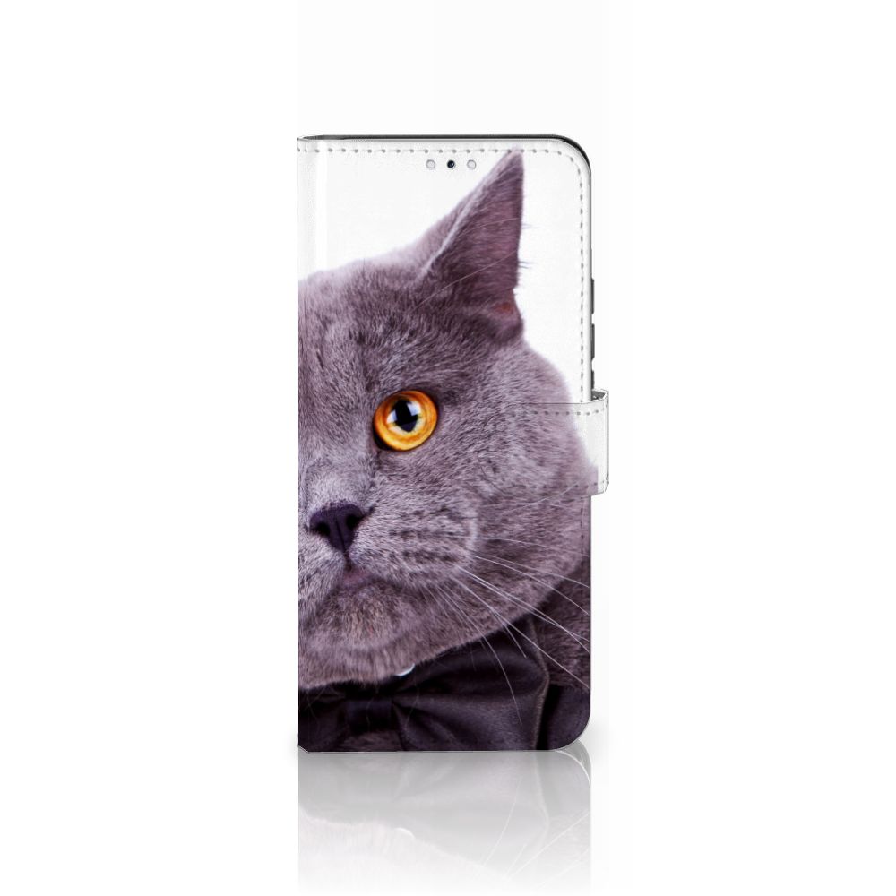 Samsung Galaxy S22 Plus Telefoonhoesje met Pasjes Kat