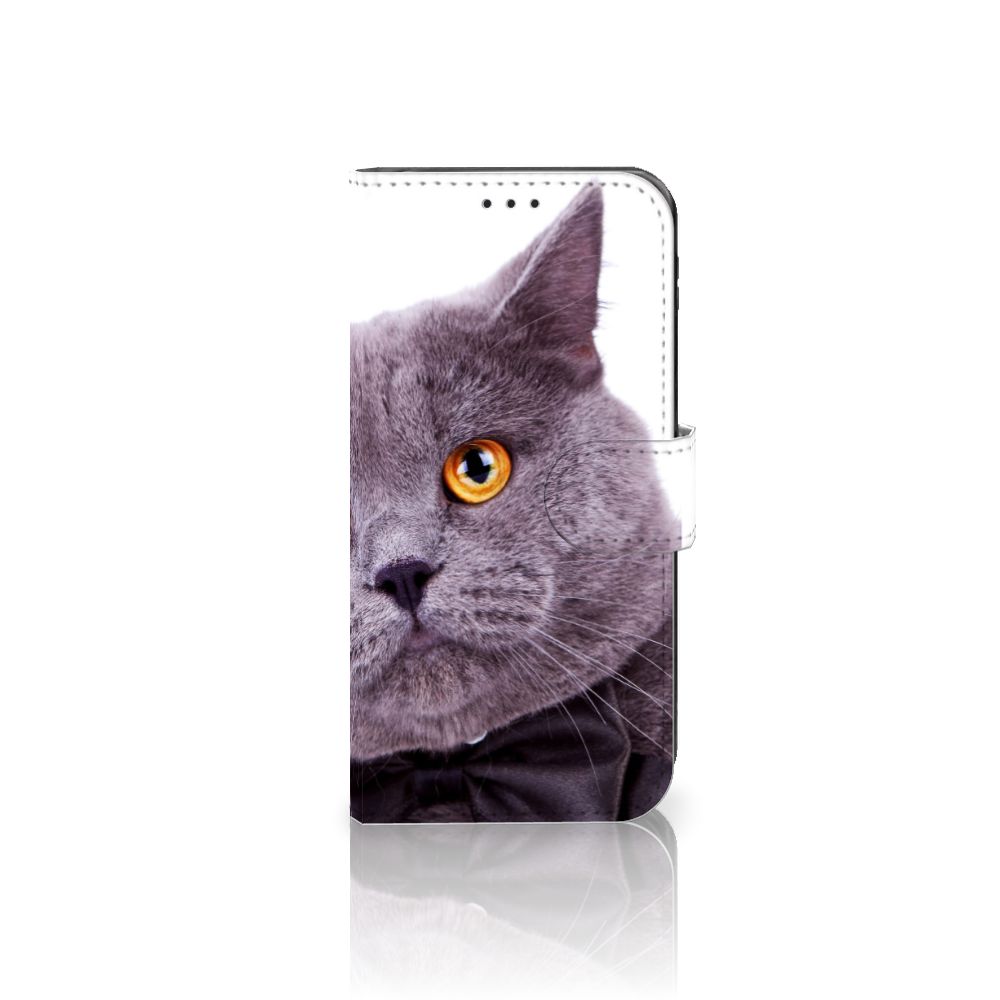 Samsung Galaxy J5 2017 Telefoonhoesje met Pasjes Kat