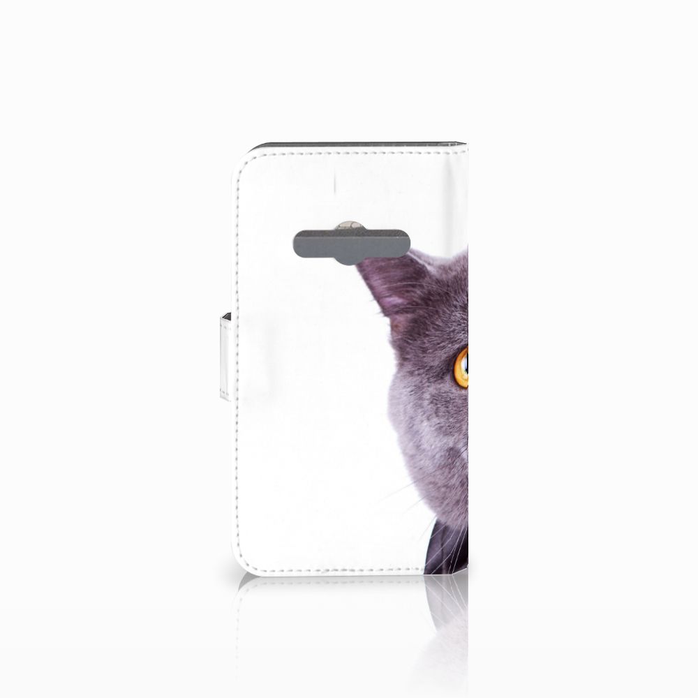 Samsung Galaxy Xcover 3 | Xcover 3 VE Telefoonhoesje met Pasjes Kat