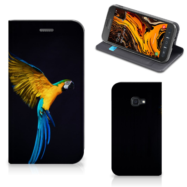 Samsung Galaxy Xcover 4s Hoesje maken Papegaai