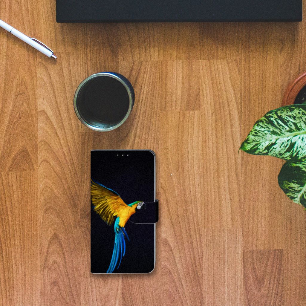Xiaomi Mi Mix 2s Telefoonhoesje met Pasjes Papegaai