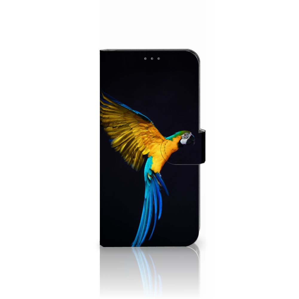 Samsung Galaxy A22 4G | M22 Telefoonhoesje met Pasjes Papegaai