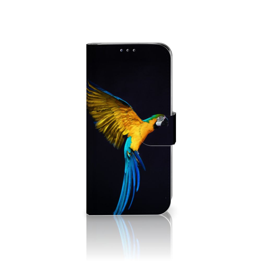 Samsung Galaxy A20e Telefoonhoesje met Pasjes Papegaai