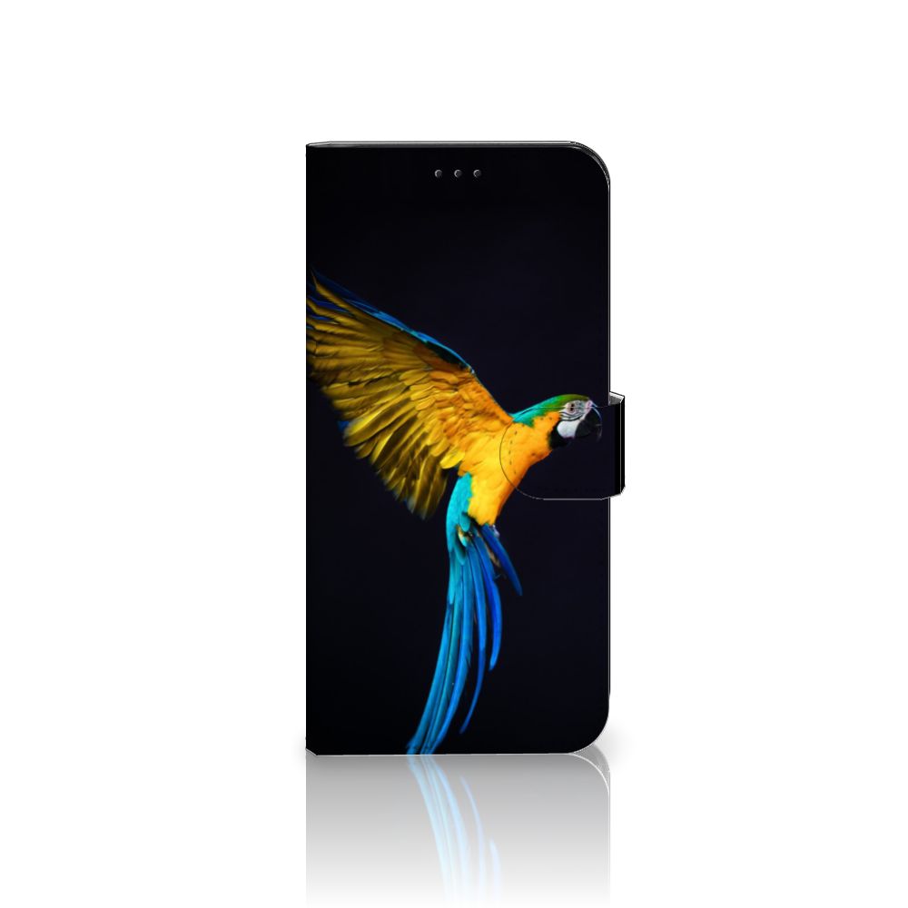 Samsung Galaxy Xcover 6 Pro Telefoonhoesje met Pasjes Papegaai