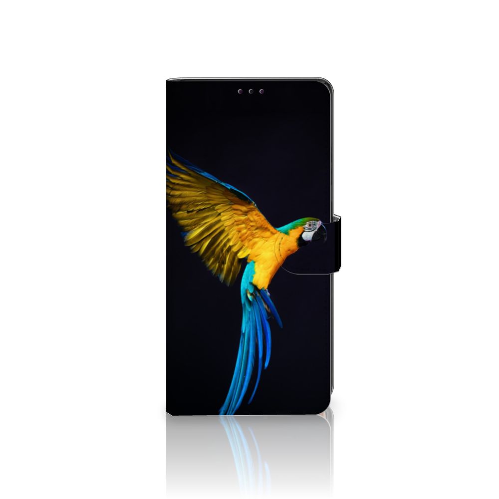 Samsung Galaxy Note20 Ultra Telefoonhoesje met Pasjes Papegaai