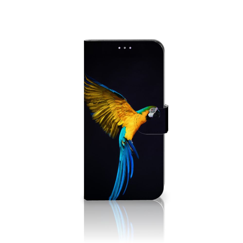 Samsung Galaxy A31 Telefoonhoesje met Pasjes Papegaai