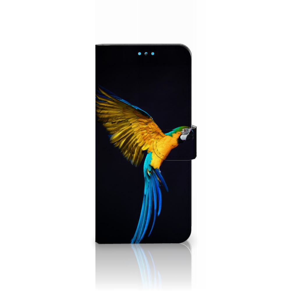 Xiaomi Redmi 10 Telefoonhoesje met Pasjes Papegaai