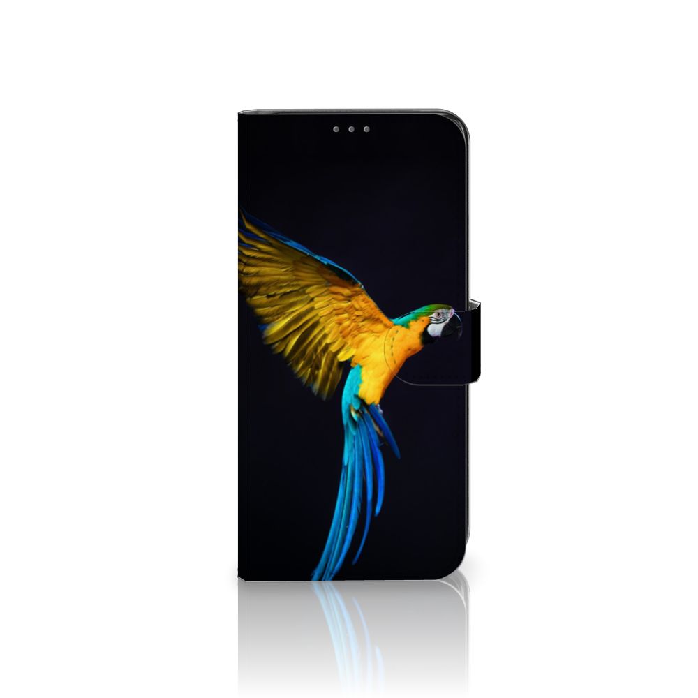 Samsung Galaxy A32 5G Telefoonhoesje met Pasjes Papegaai