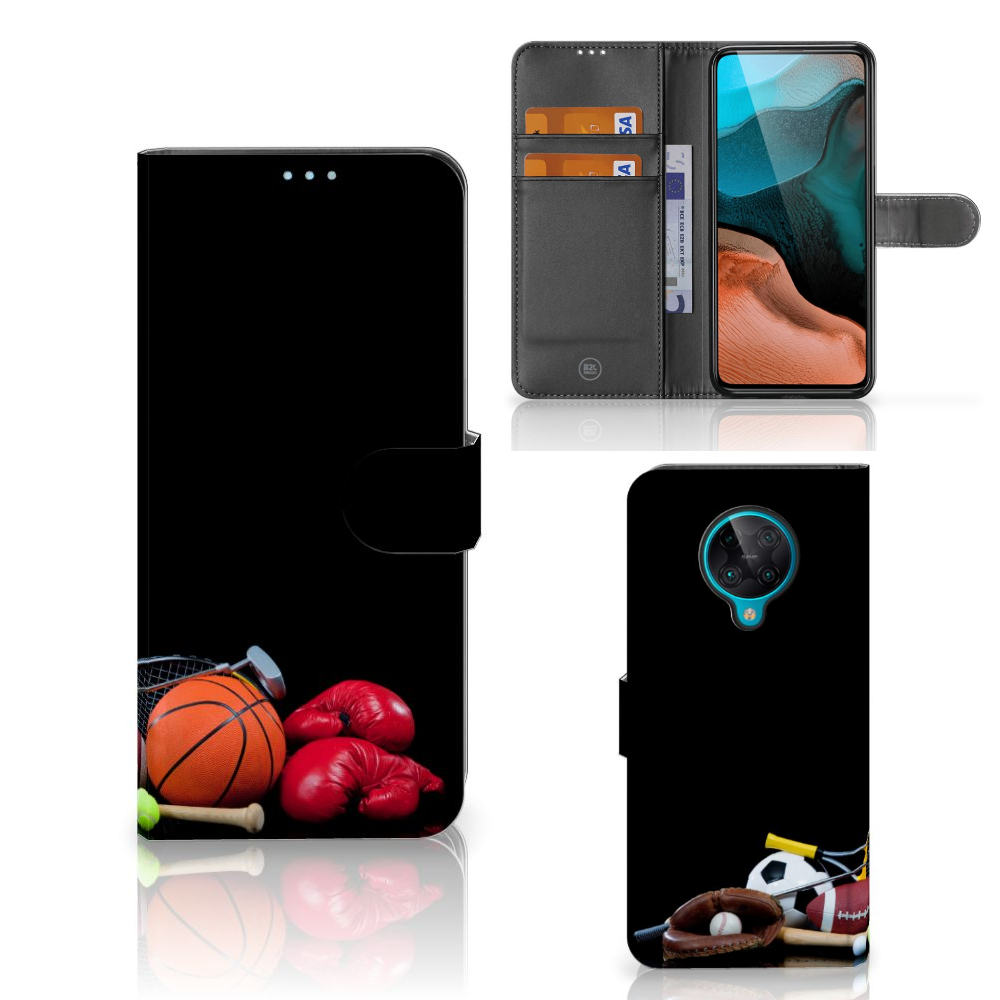 Xiaomi Poco F2 Pro Wallet Case met Pasjes Sports