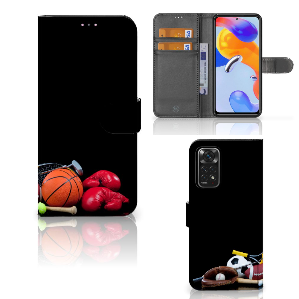 Xiaomi Redmi Note 11 Pro 5G/4G Wallet Case met Pasjes Sports