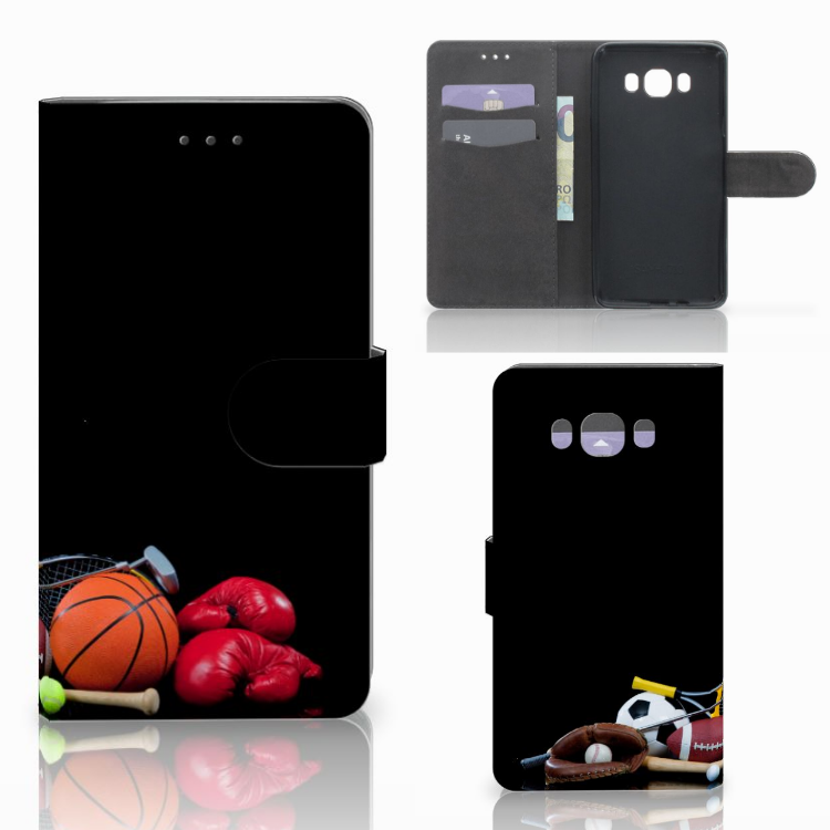 Samsung Galaxy J7 2016 Wallet Case met Pasjes Sports
