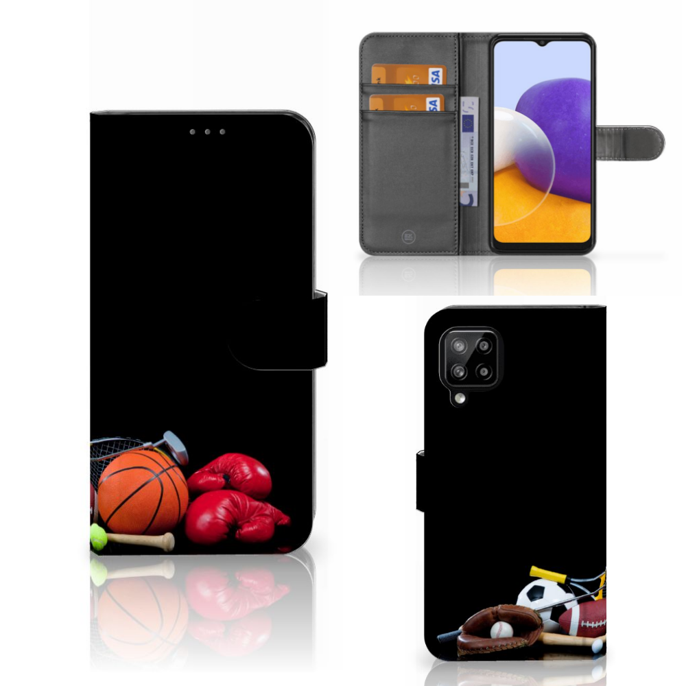 Samsung Galaxy A22 4G | M22 Wallet Case met Pasjes Sports