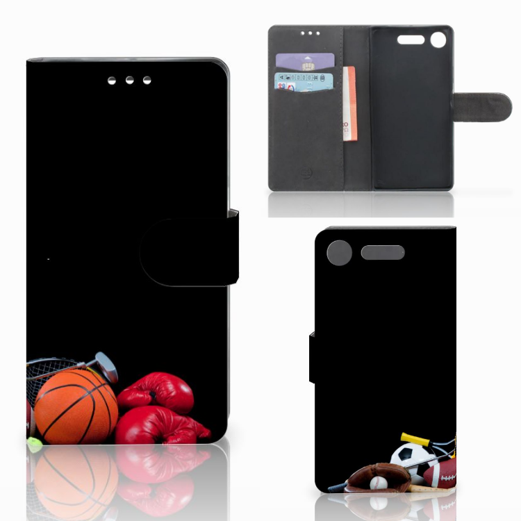 Sony Xperia XZ1 Wallet Case met Pasjes Sports