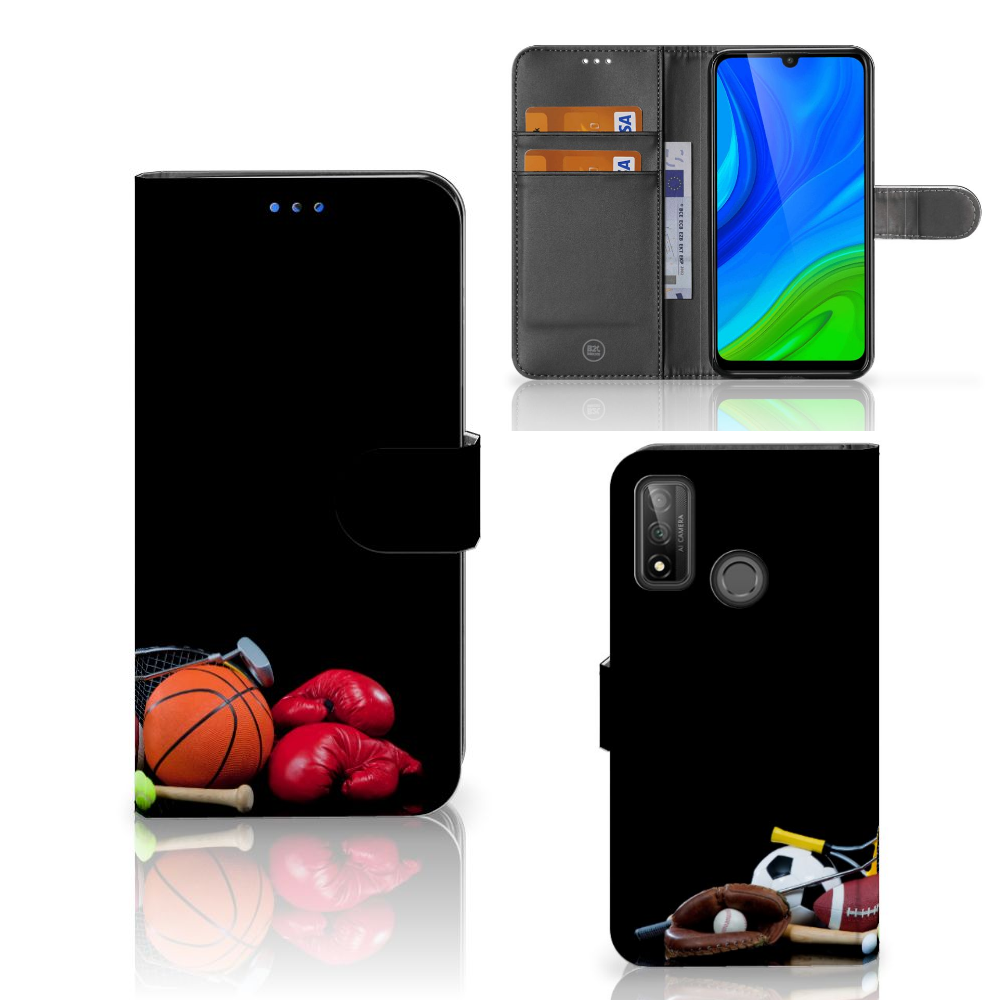 Huawei P Smart 2020 Wallet Case met Pasjes Sports