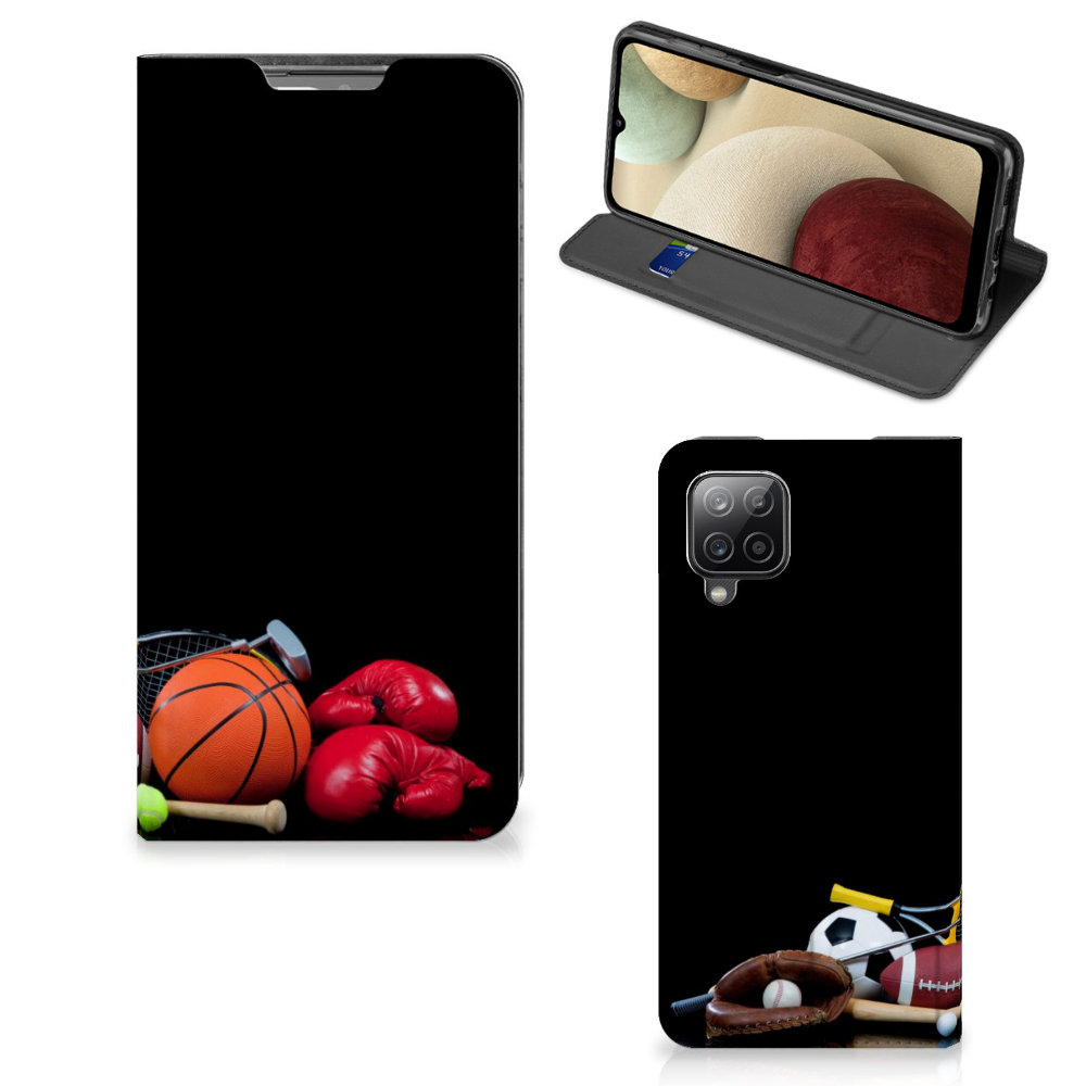 Samsung Galaxy A12 Hippe Standcase Sports