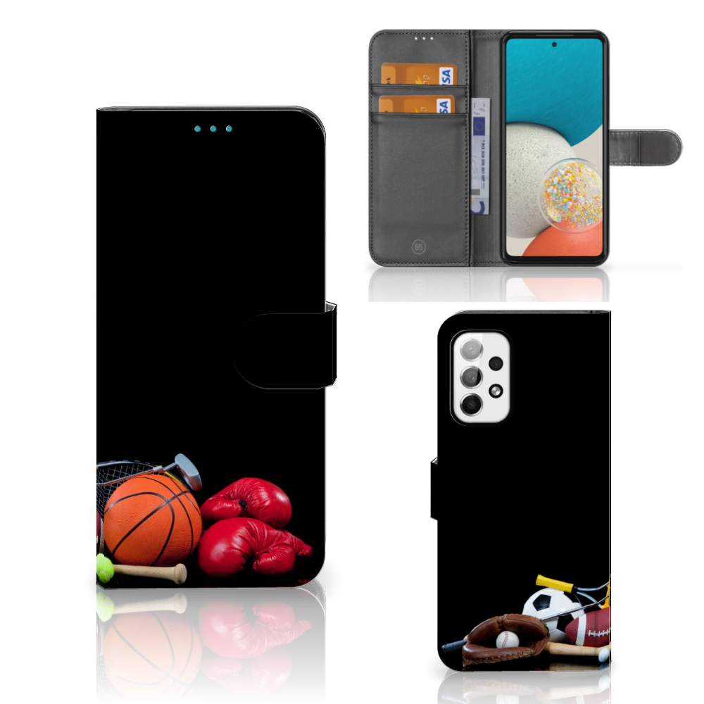 Samsung Galaxy A73 5G Wallet Case met Pasjes Sports