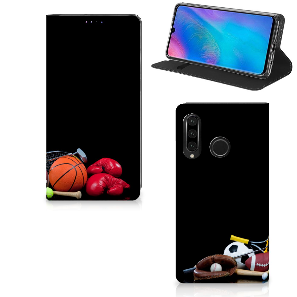 Huawei P30 Lite New Edition Hippe Standcase Sports