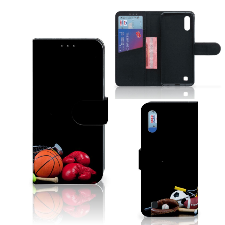 Samsung Galaxy M10 Wallet Case met Pasjes Sports