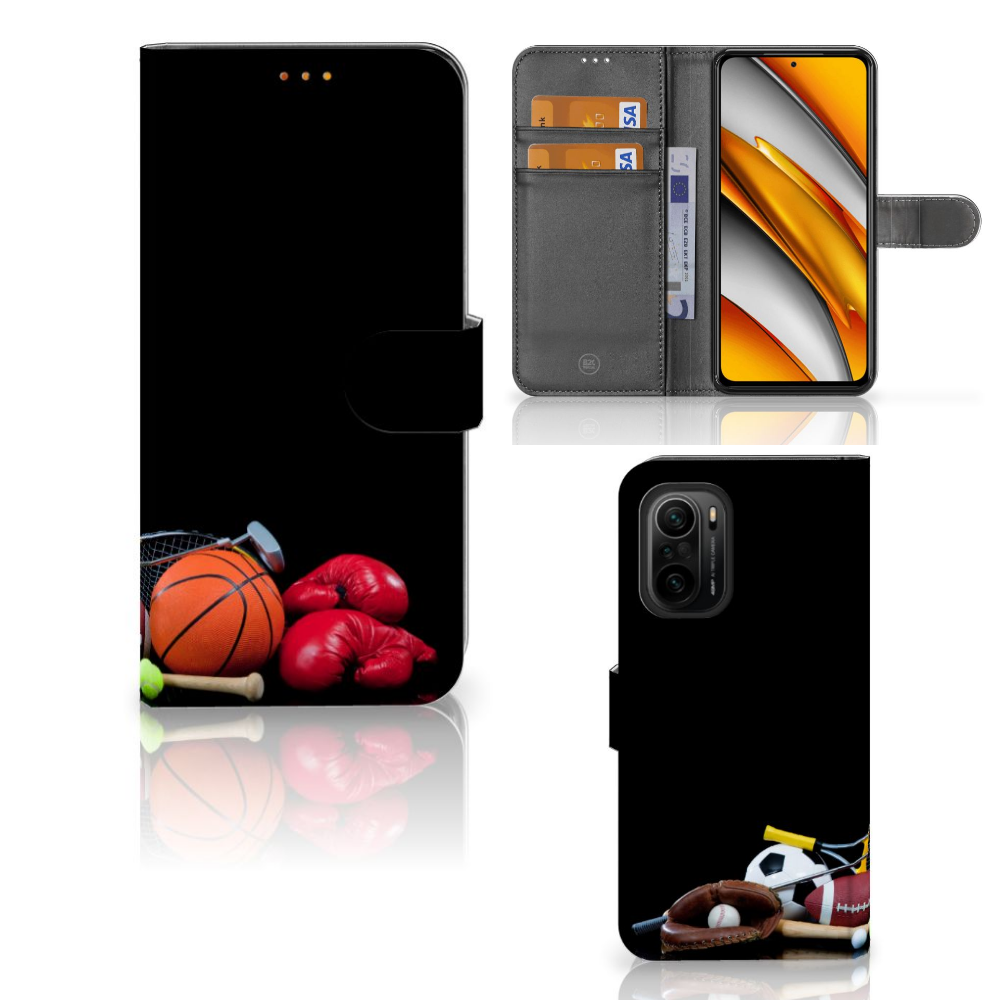 Poco F3 | Xiaomi Mi 11i Wallet Case met Pasjes Sports