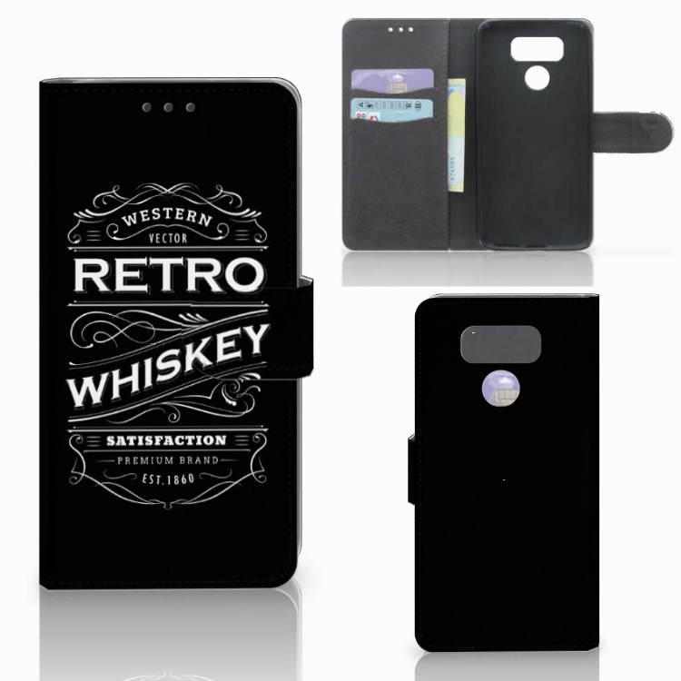 LG G6 Book Cover Whiskey