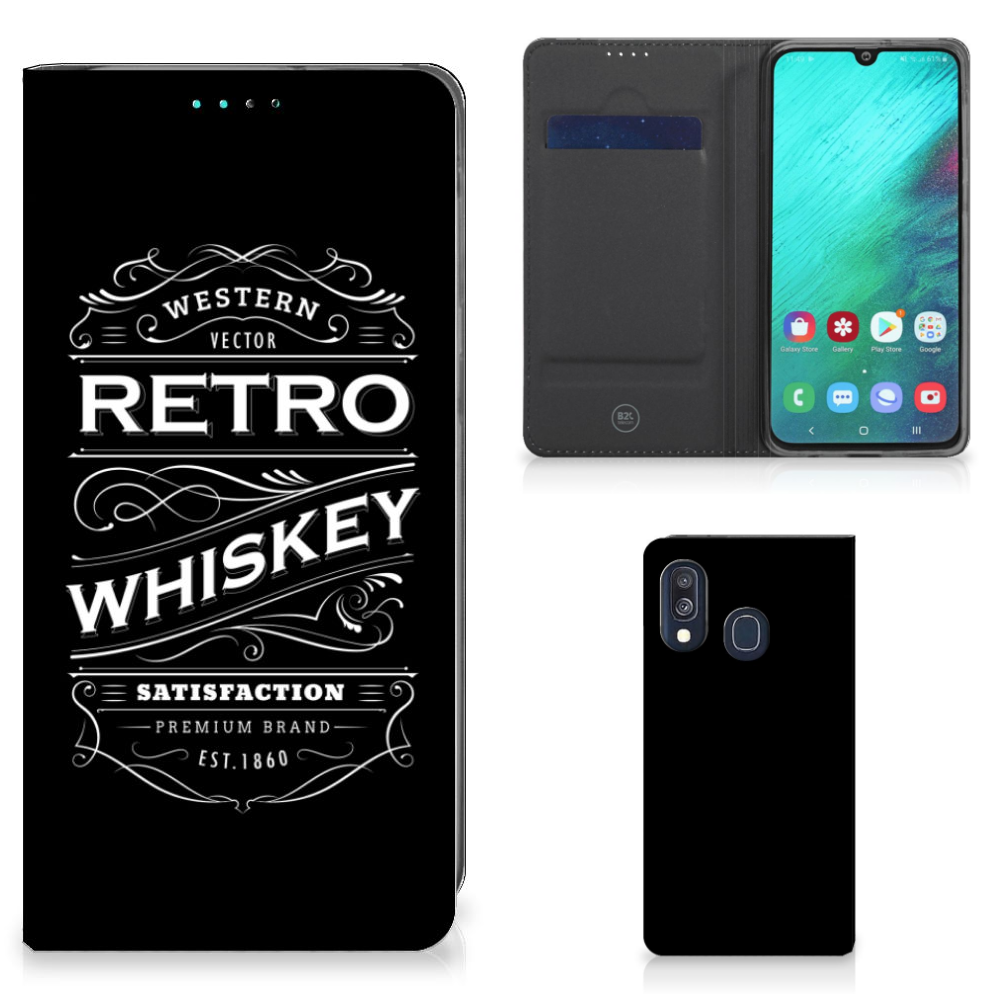 Samsung Galaxy A40 Flip Style Cover Whiskey