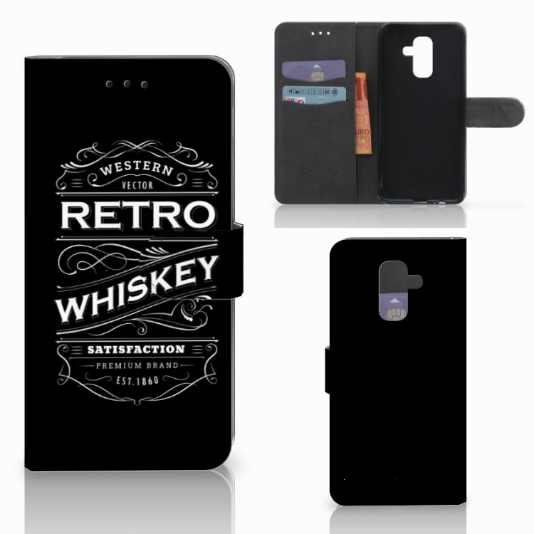 Samsung Galaxy A6 Plus 2018 Book Cover Whiskey