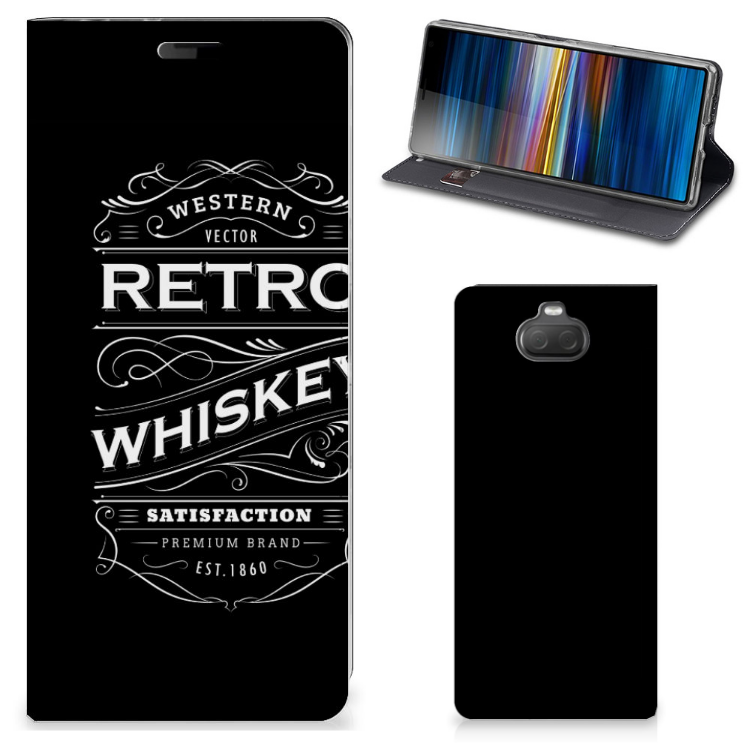 Sony Xperia 10 Flip Style Cover Whiskey