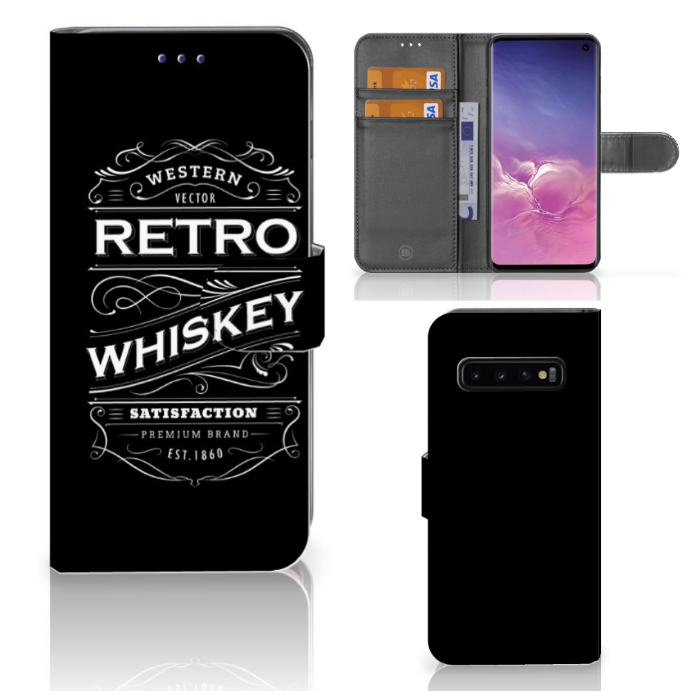Samsung Galaxy S10 Book Cover Whiskey
